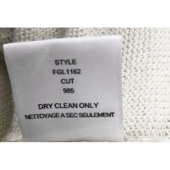 Brochu Walker Linen Tiered Sweater Cardigan Size Medium - Picture 10 of 10